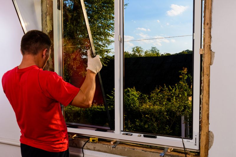 Replacement Windows in a Home Exterior