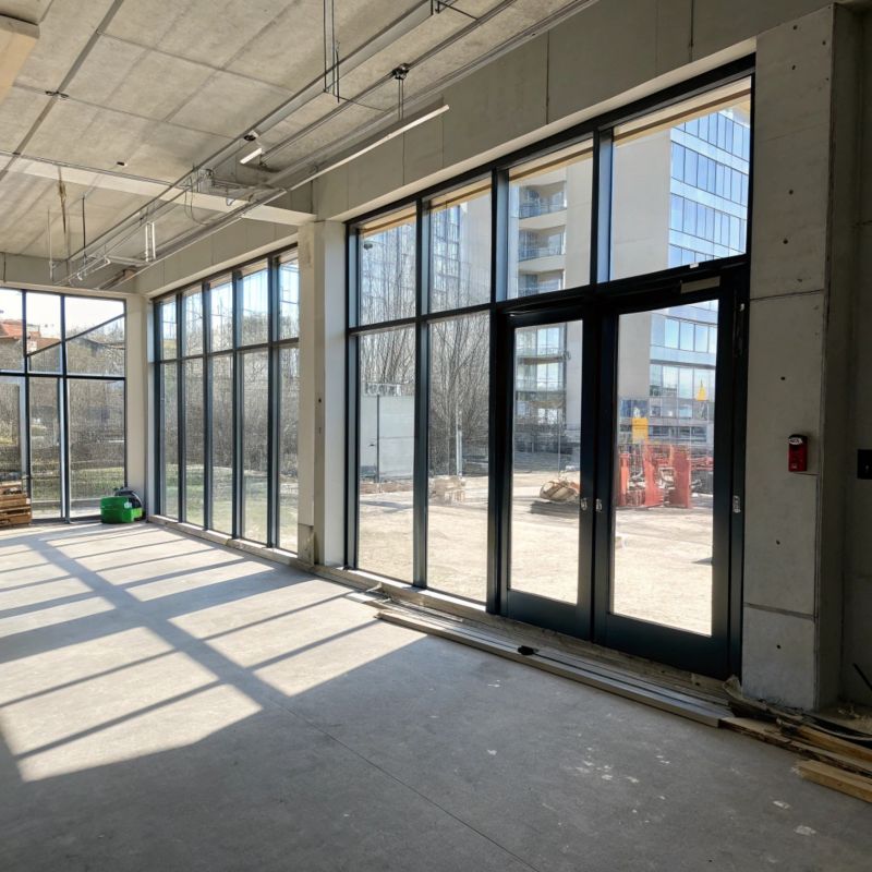 Multiple Windows Installed on a Home Exterior